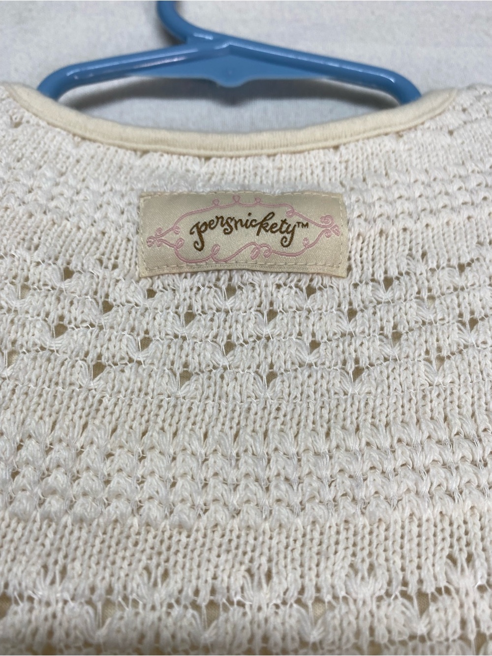 Persnickety Penelope Anne Dress 12 years Waffle Lace Knit Top w/Patchwork Skirt - Picture 7 of 14